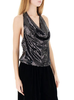 VICOLO TOP CON PAILLETTES