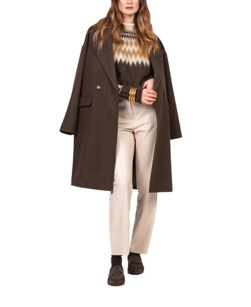 VICOLO CAPPOTTO DOPPIO PETTO OVETTO