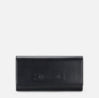 Elisabetta Franchi Borsa a mano in vera pelle color Nero logo in rilievo PE26