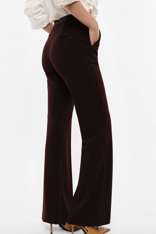P3E9MAWPLUM NOIR pantalone IMPERIAL