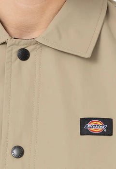Dickies uomo giacca beige regolabile con logo PE26