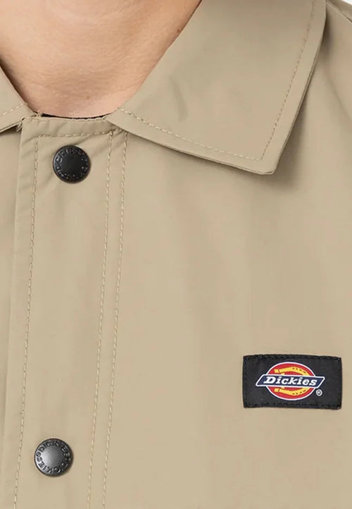 Dickies uomo giacca beige regolabile con logo PE26