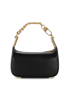 ELISABETTA FRANCHI BORSA MINI A MANO CON MORESETTO IN METALLO NERO