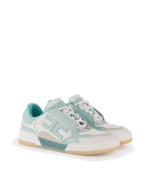 ELISABETTA FRANCHI SNEAKERS ACQUA CON LOGO