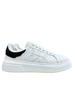 JOHN RICHMOND SNEAKERS CON SCRITTA E MICROBORCHIE BIANCO