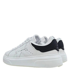 JOHN RICHMOND SNEAKERS CON SCRITTA E MICROBORCHIE BIANCO