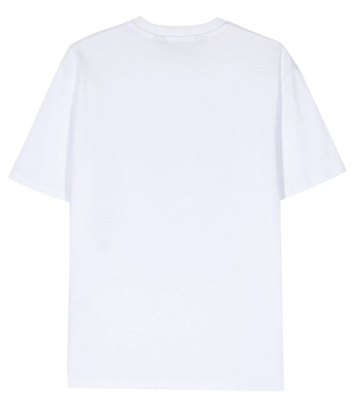 JUST CAVALLI T-SHIRT BIANCO CON STAMPA WILD