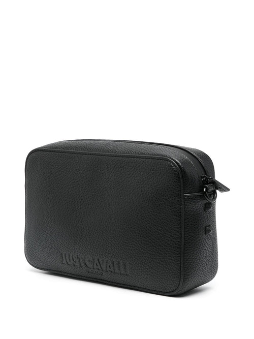 JUST CAVALLI POCHETTE CON LOGO NERO