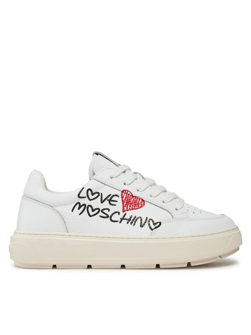 SNEAKERS BIANCO CON STAMPA LOVE MOSCHINO