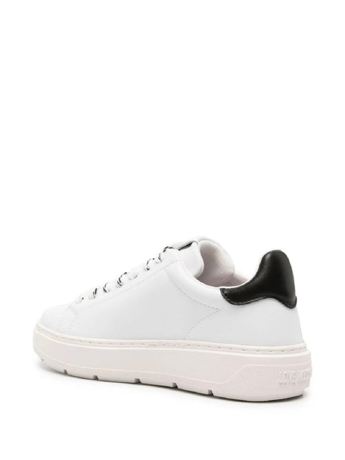 SNEAKERS BIANCO CON STAMPA ALL OVER LOVE MOSCHINO