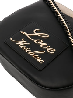 BORSA NERO A SPALLA MORBIDA LOVE MOSCHINO