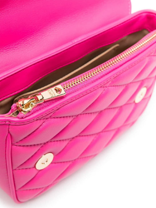 BORSA FUXIA A TRACOLLA TRAPUNTATA LOVE MOSCHINO