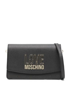 BORSA NERO CON FOULARDE TRACOLLA LOVE MOSCHINO