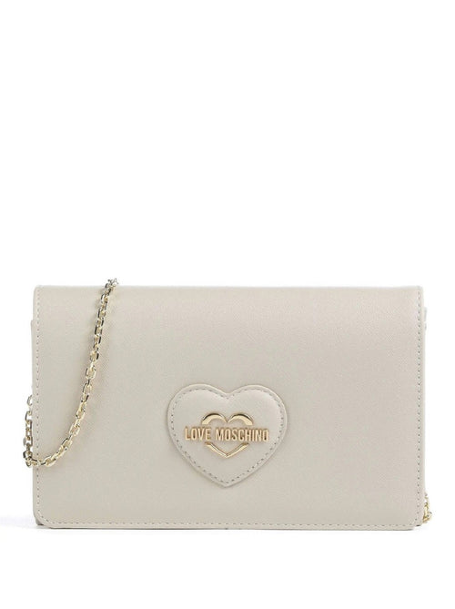 LOVE MOSCHINO BORSA CON TRACOLLINA AVORIO