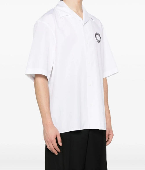 MOSCHINO COUTURE CAMICIA BIANCO CON LOGO