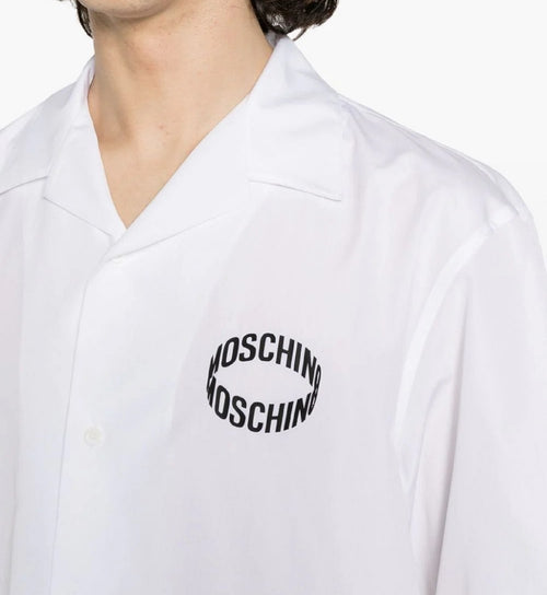 MOSCHINO COUTURE CAMICIA BIANCO CON LOGO