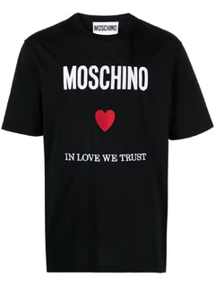 MOSCHINO COUTURE T-SHIRT LOVE NERO