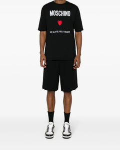 MOSCHINO COUTURE T-SHIRT LOVE NERO