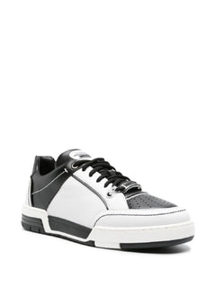 MOSCHINO COUTURE SNEAKERS BASSE BIANCO CON LOGO