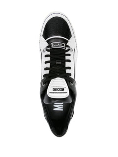 MOSCHINO COUTURE SNEAKERS BASSE BIANCO CON LOGO