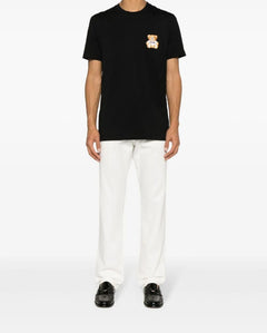 MOSCHINO COUTURE T-SHIRT NERO CON TEDDY BEAR