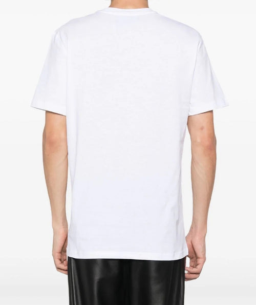 MOSCHINO COUTURE T-SHIRT BIANCO CON TEDDY LOGATA