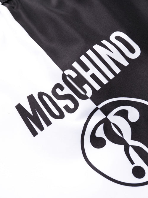 MOSCHINO SWIM UNDERWEAR COSTUME BICOLOR CON LOGO