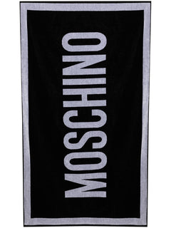 MOSCHINO SWIM UNDERWEAR TELO MARE CON LOGO