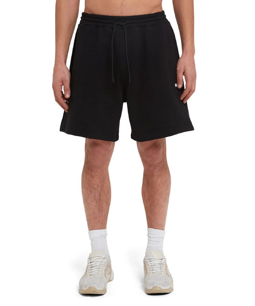MSGM BERMUDA NERO CON LOGO