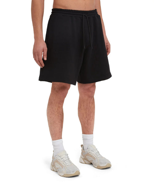 MSGM BERMUDA NERO CON LOGO