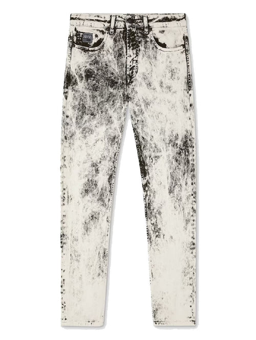 VERSACE JEANS COUTURE JEANS SFUMATO BIANCO