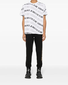 VERSACE JEANS COUTURE T-SHIRT BIANCO  CON LOGO