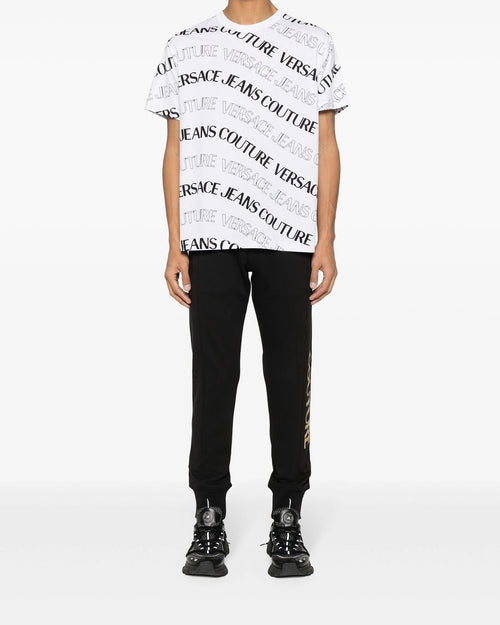 VERSACE JEANS COUTURE T-SHIRT BIANCO  CON LOGO