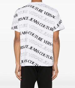 VERSACE JEANS COUTURE T-SHIRT BIANCO  CON LOGO