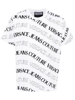 VERSACE JEANS COUTURE T-SHIRT BIANCO  CON LOGO