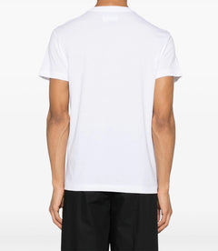 VERSACE JEANS COUTURE T-SHIRT BIANCO CON STAMPA LOGATA