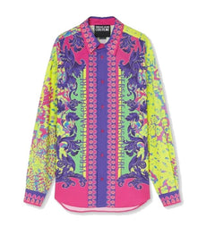 VERSACE JEANS COUTURE CAMICIA FNTASIA BAROCCA MULTICOLOR