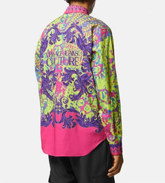 VERSACE JEANS COUTURE CAMICIA FNTASIA BAROCCA MULTICOLOR