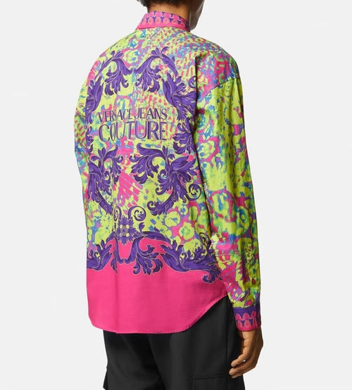 VERSACE JEANS COUTURE CAMICIA FNTASIA BAROCCA MULTICOLOR