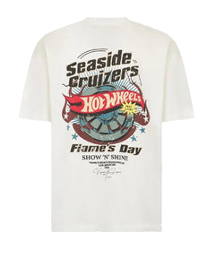 VISION OF SUPER T-SHIRT CON STAMPA HOT WHEELS BIANCO