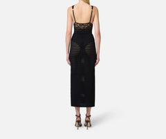 ELISABETTA FRANCHI BODY IN PIZZO E TULLE