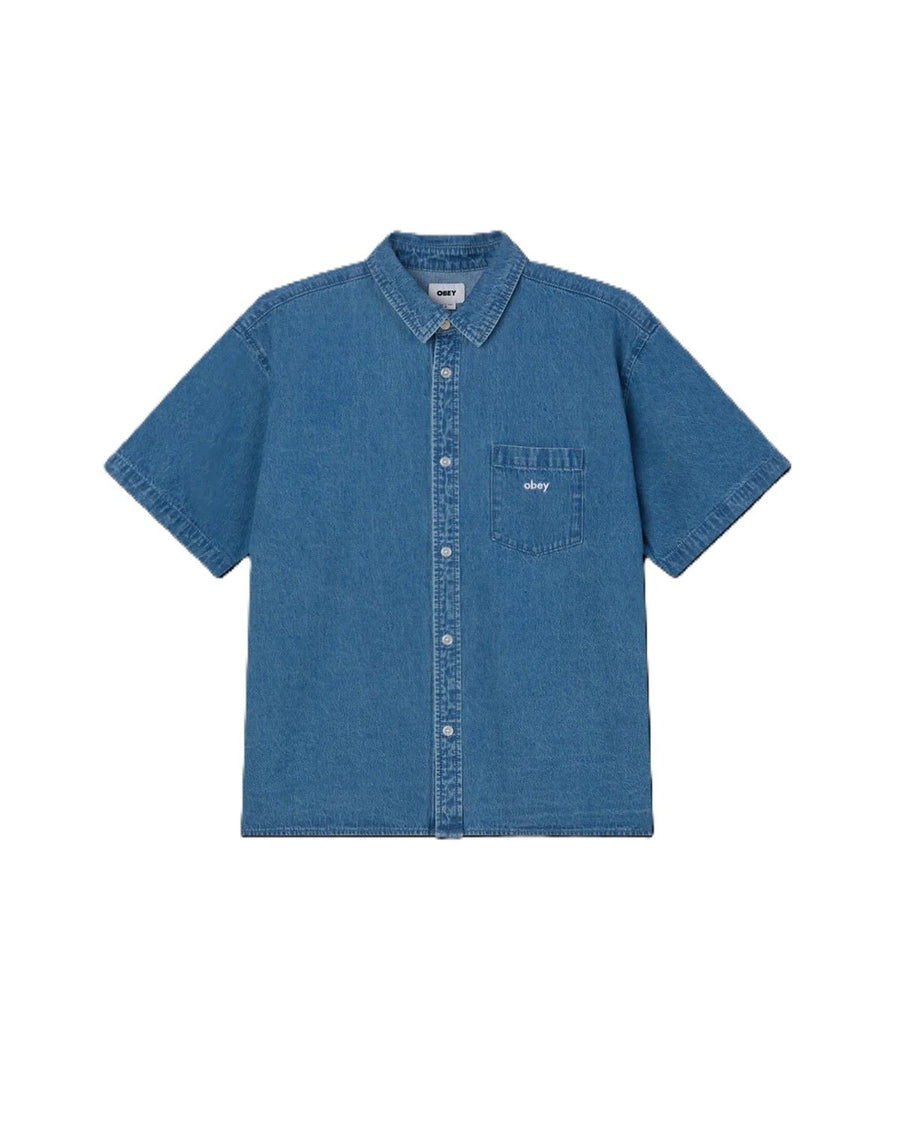 OBEY CAMICIA BIGWIG DENIM