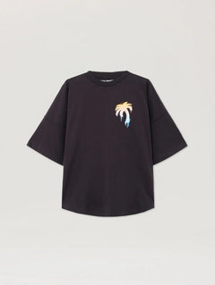 PALM ANGELS Uomo T-shirt Black white-PE26