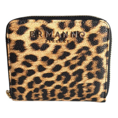 ERMANNO SCERVINO Donna Portafoglio Leopardato Con Logo-PE26