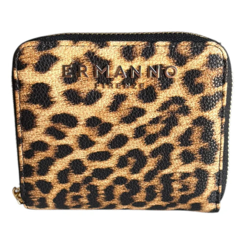 ERMANNO SCERVINO Donna Portafoglio Leopardato Con Logo-PE26