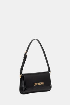 Love Moschino Borsa Nera a Mano Con Logo Donna PE26