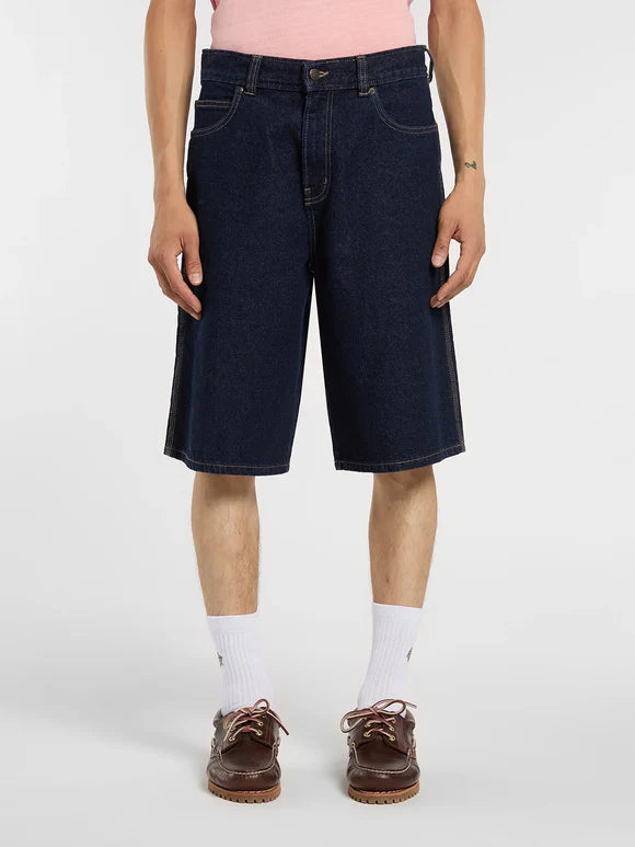 Dickies uomo bermuda denim lavaggio rinsed PE26