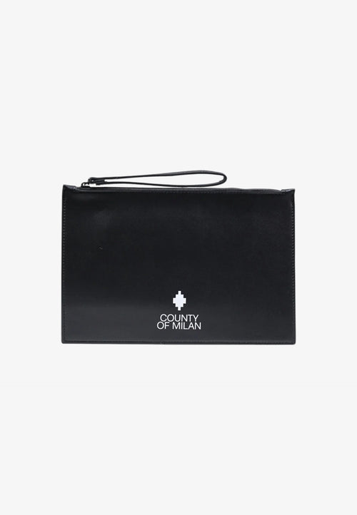 COUNTY OF MILAN UOMO POCHETTE BASIC NERA