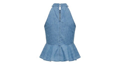 TENSIONE IN top blusa blu 26T5330DEN-PE26