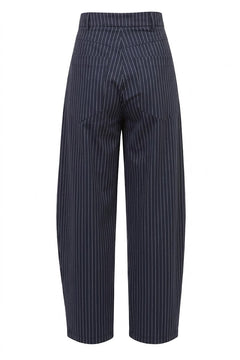 TENSIONE IN Donna Pantalone Gessato Blu-PE26